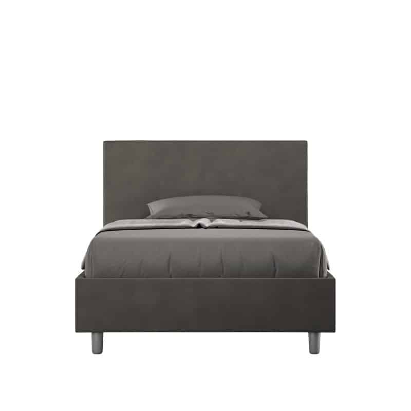 LETTO ADELE 110 FRONTALE GRIGIO ALESSIA 41 SCONT