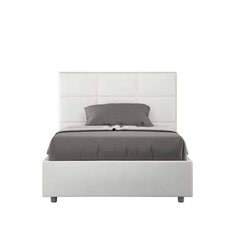 Letto una piazza e mezza da 120cm Mika bianco