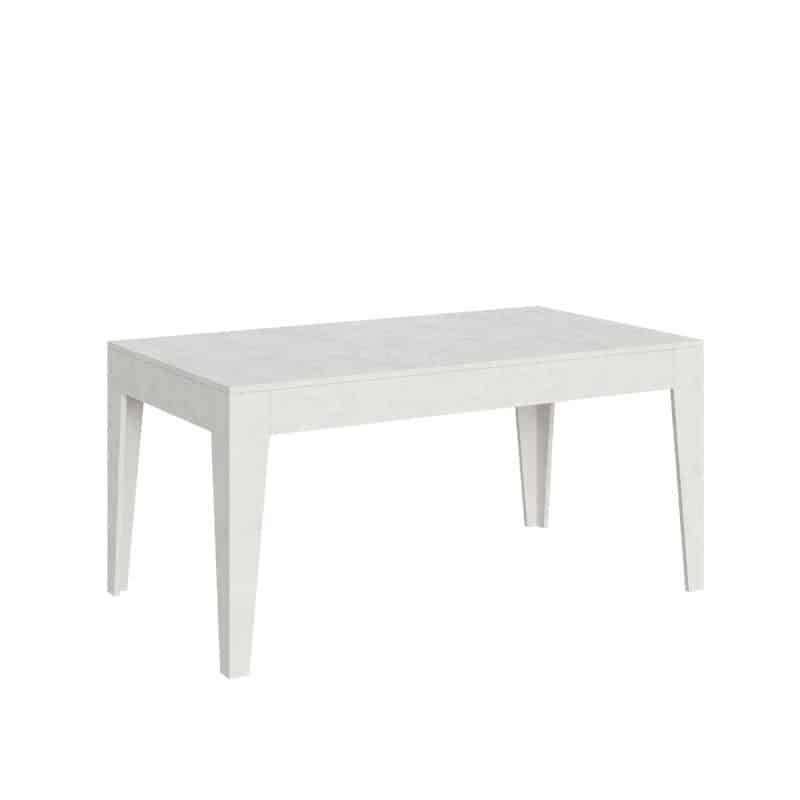 tavolo allungabile cico 160 bianco spatolato ve1600tavcico bs