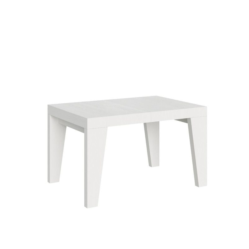 tavolo allungabile naxy 130 bianco frassino vetanaxyxx234 bf