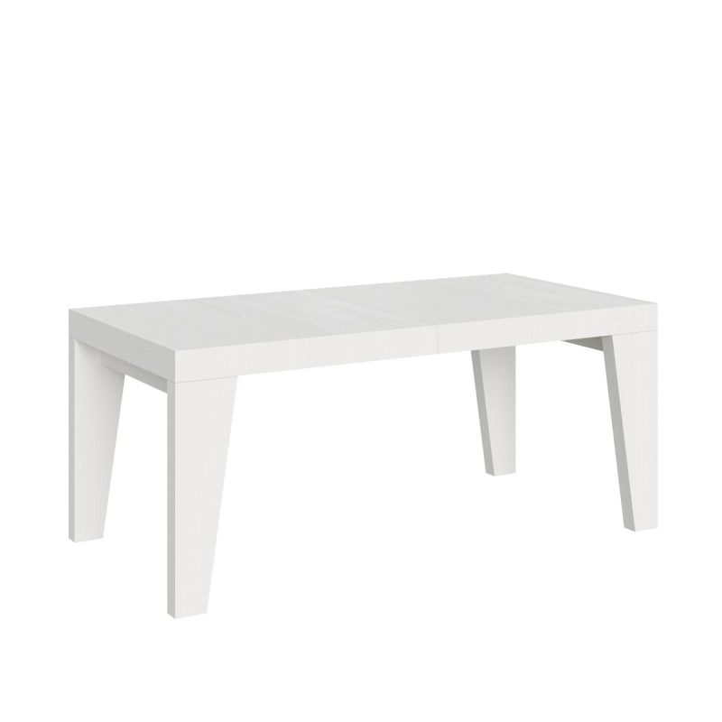 tavolo allungabile naxy 180 bianco frassino vetanaxyxx284 bf