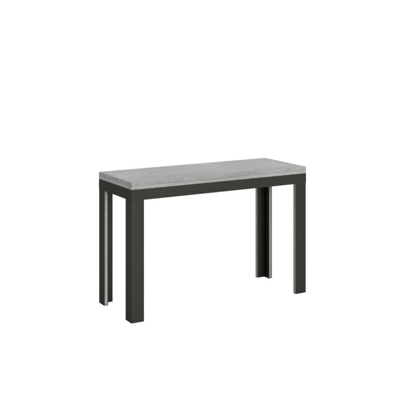 tavolo con apertura a libro linea double cemento vetalinedoubl cm