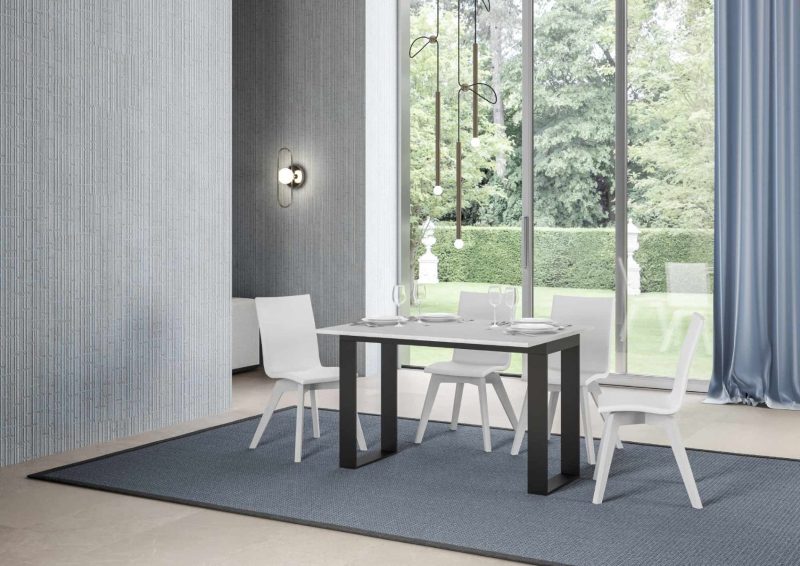 Tavolo consolle allungabile a libro 120x45 Tecno Double - immagine 15