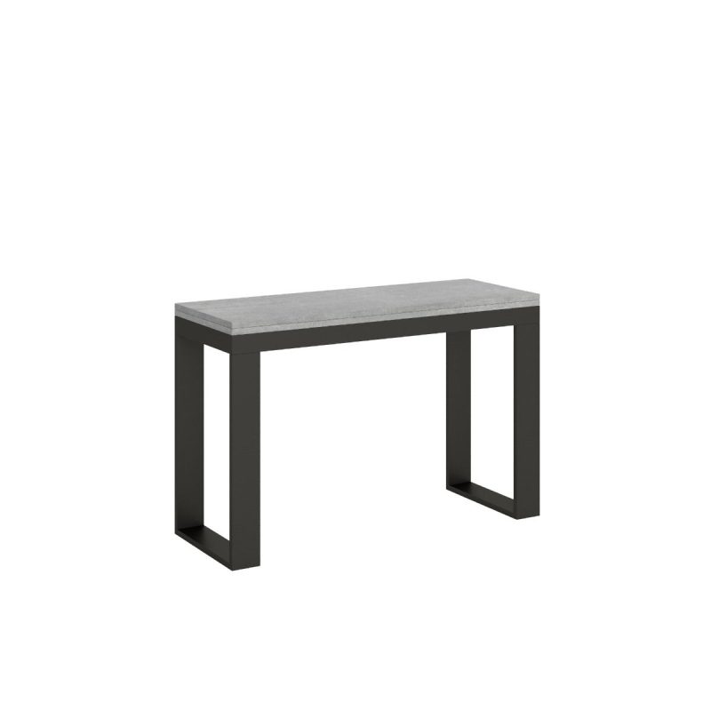 tavolo con apertura a libro tecno double cemento vetatecndoubl cm