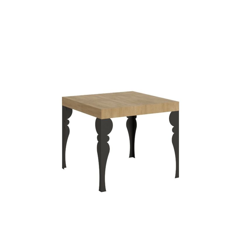 tavolo quadrato allungabile paxon 90 quercia natura ve900tapxnall qn an
