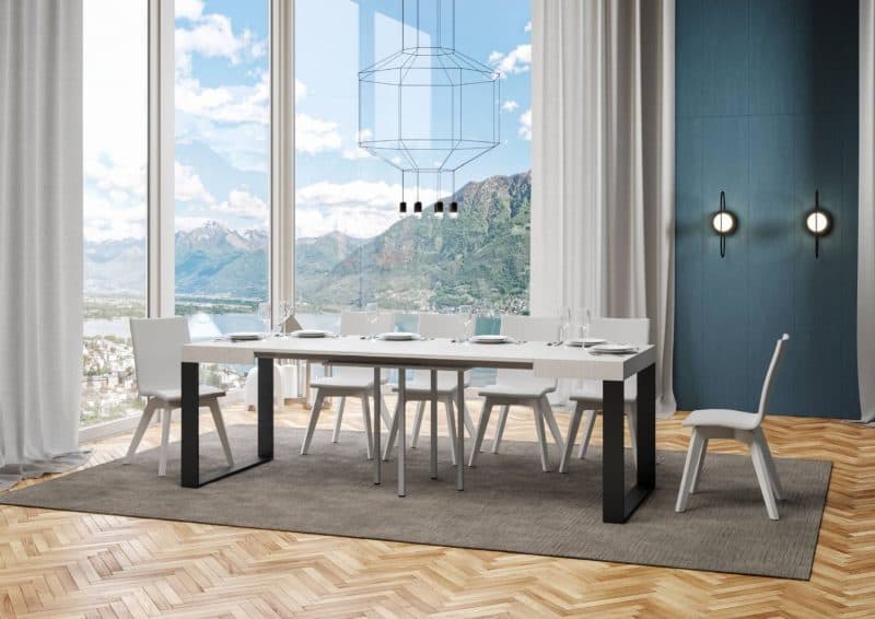 Tavolo allungabile 90x90 Tecno - immagine 9