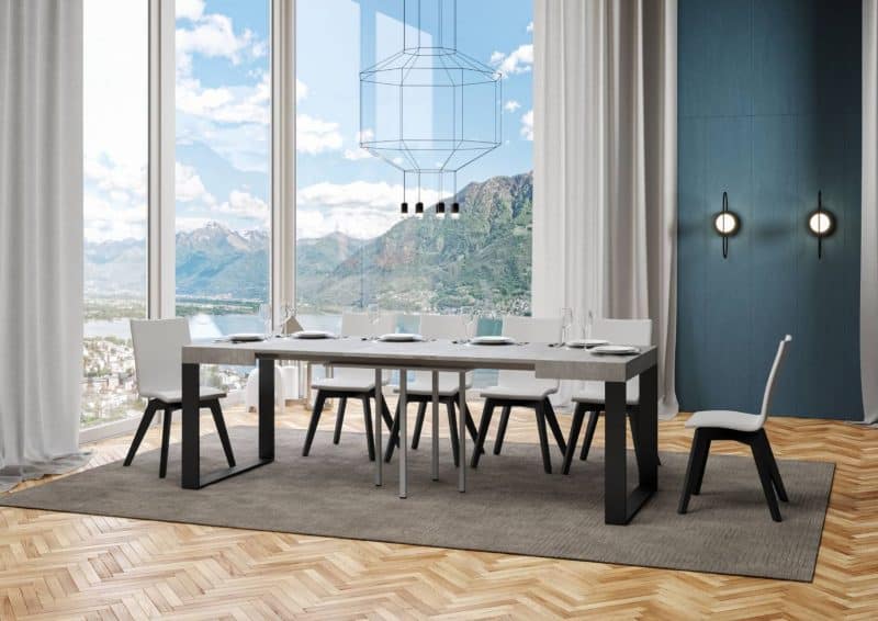 Tavolo allungabile 90x90 Tecno - immagine 6