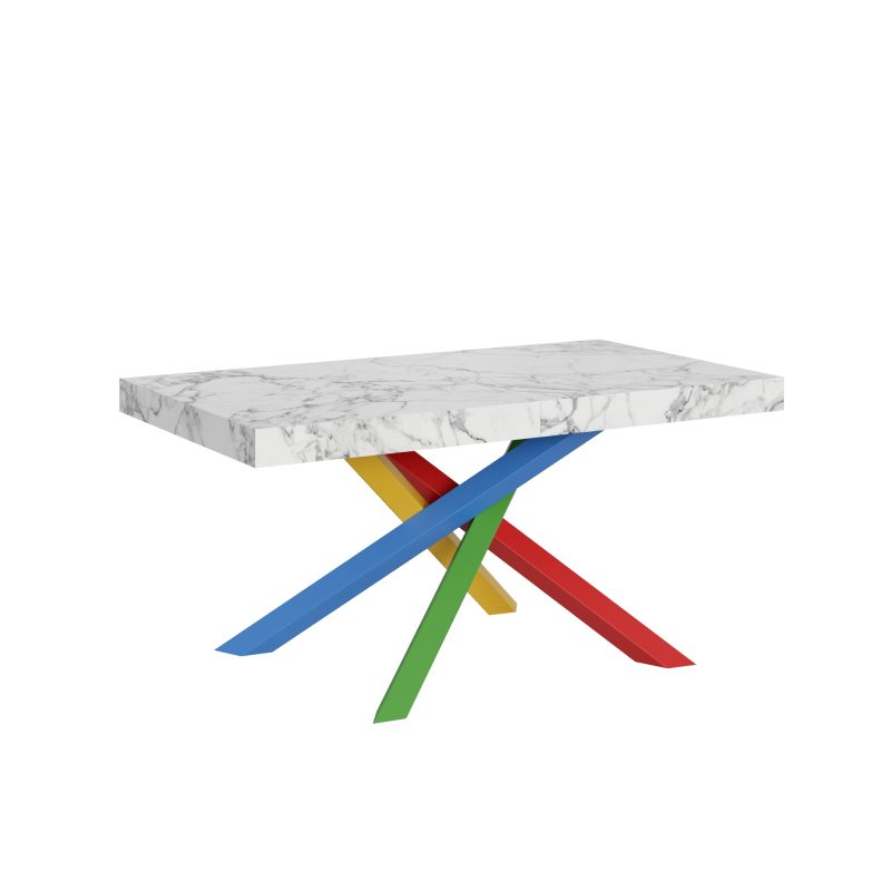 tavolo volantis multicolor 160 marmo 1
