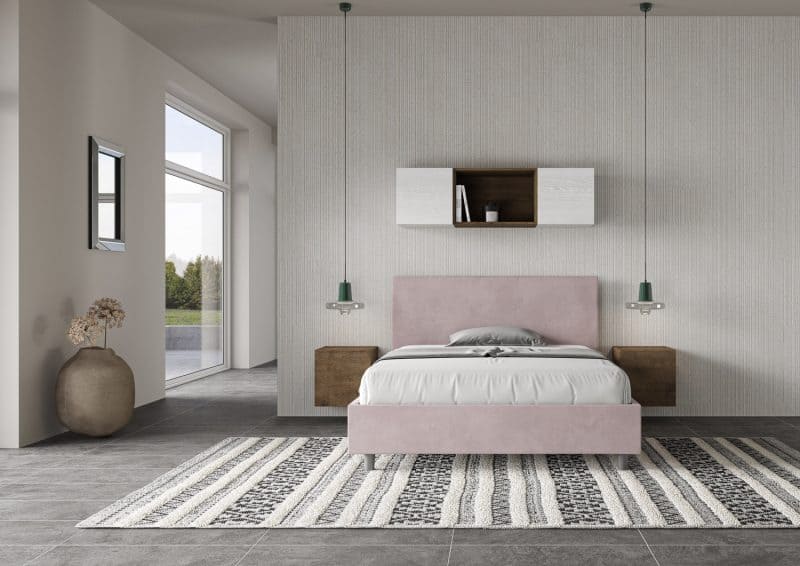 Letto alla francese da 150cm Adele glicine - immagine 3