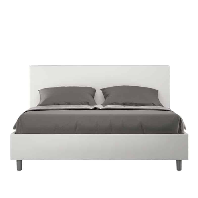 LETTO ADELE 160 FRONTALE BIANCO SCONT