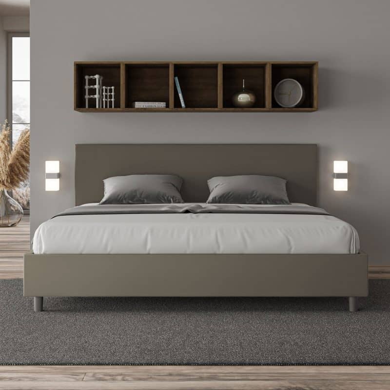 Letto super king size da 200cm Adele cappuccino - immagine 2