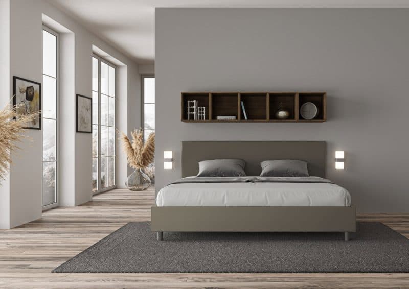 Letto super king size da 200cm Adele cappuccino - immagine 3