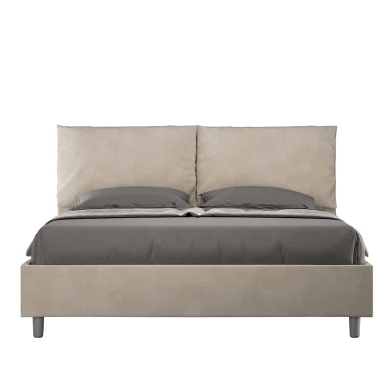 LETTO ANTEA 160 FRONTALE BEIGE ALESSIA 38 SCONT