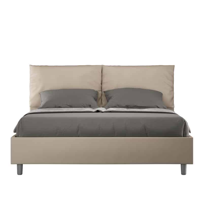 Letto matrimoniale da 160cm Antea tortora