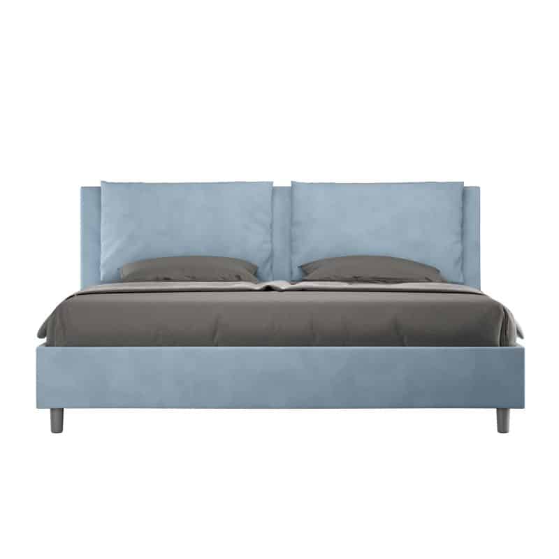 Letto king size da 180cm Antea azzurro