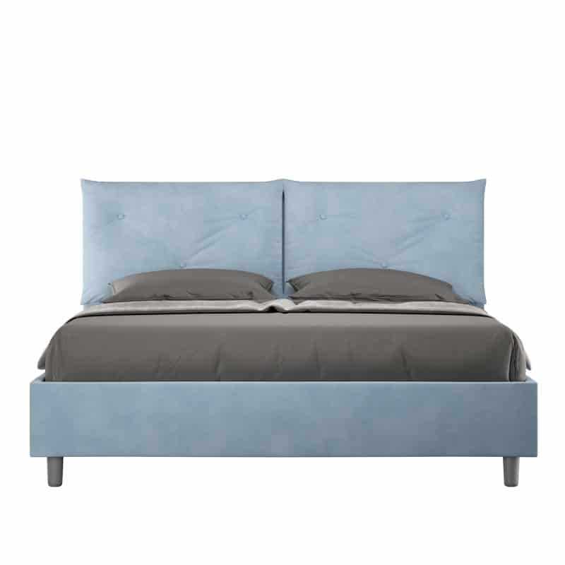 Letto king size da 170cm Appia azzurro