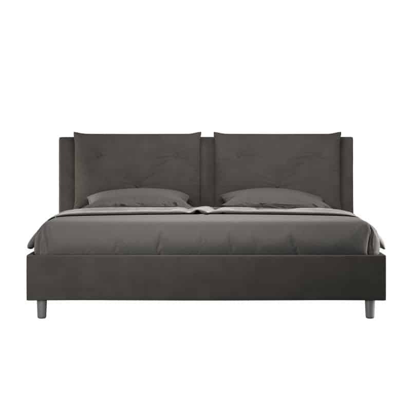 LETTO APPIA 190 FRONTALE GRIGIO ALESSIA 41 SCONT