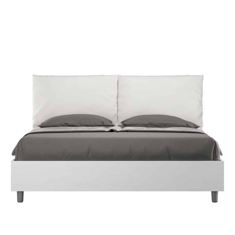 Letto matrimoniale da 160cm Egos Antea bianco