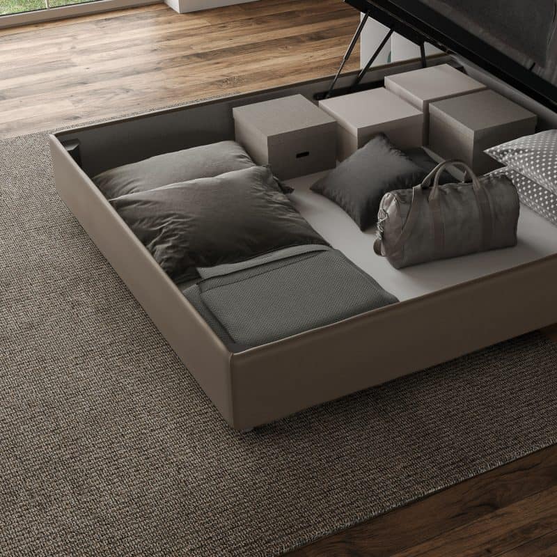 Letto matrimoniale da 160cm Appia cappuccino - immagine 5