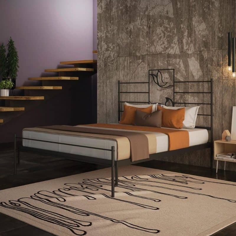 Letto Armonia matrimoniale in ferro battuto