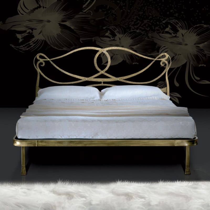 Letto Camelot matrimoniale in ferro battuto