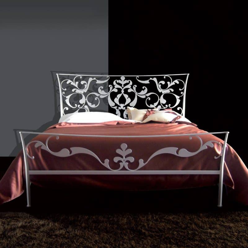 Letto Cupido matrimoniale in ferro battuto