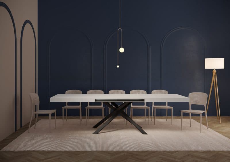 Tavolo allungabile gambe incrociate Karida 200x90 - immagine 21