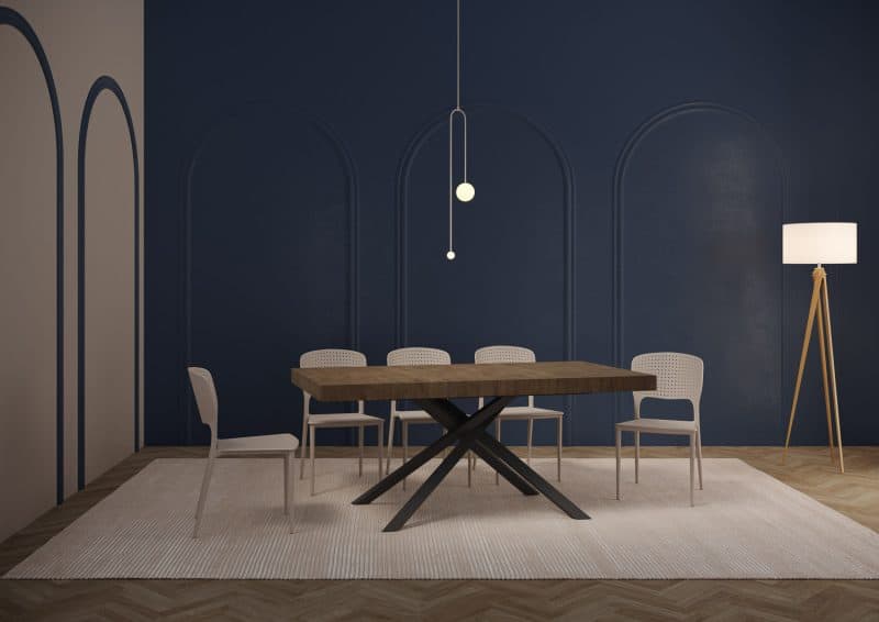 Tavolo allungabile gambe incrociate Karida 200x90 - immagine 2
