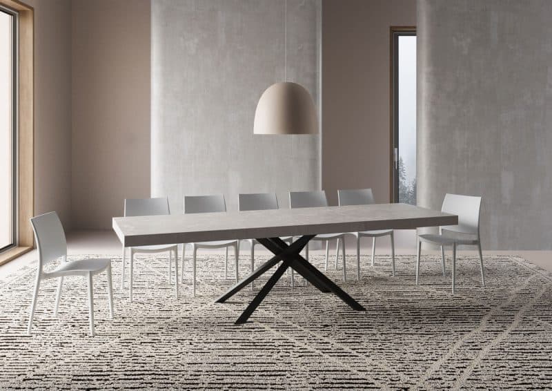 Tavolo allungabile gambe incrociate Karida 200x90 - immagine 29