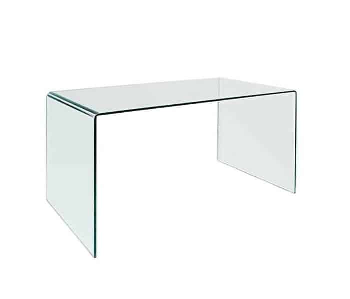 scrivania in vetro curvato glassy 100 04