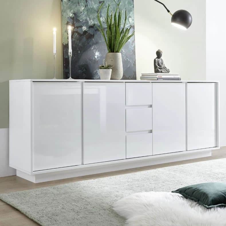 Credenza da salotto o soggiorno a 2,3 o 4 ante in legno pregiato