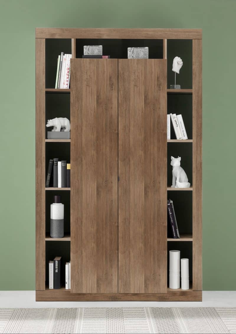 Colonna 2 ante Rimini noce mercure L.134 P.42 - immagine 2