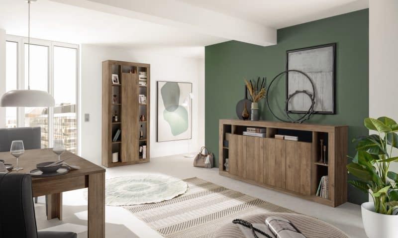 Colonna 1 anta Rimini noce mercure L.95 P.42 - immagine 4