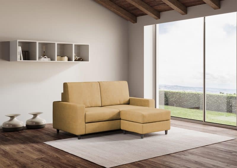 Divano 2 posti con pouf Sakar cm. 168x85/145 - immagine 113