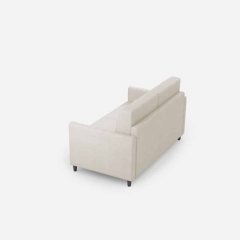 Divano 2 posti con pouf Karay cm. 138x85/155 