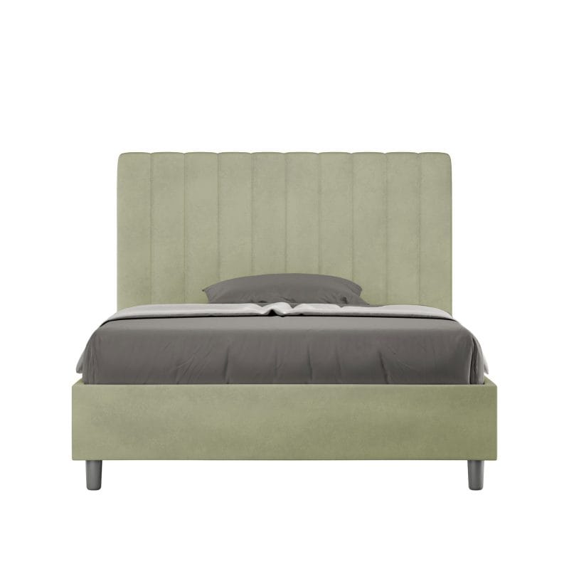 letto agueda 120 verde alessia 17 sfondo bianco