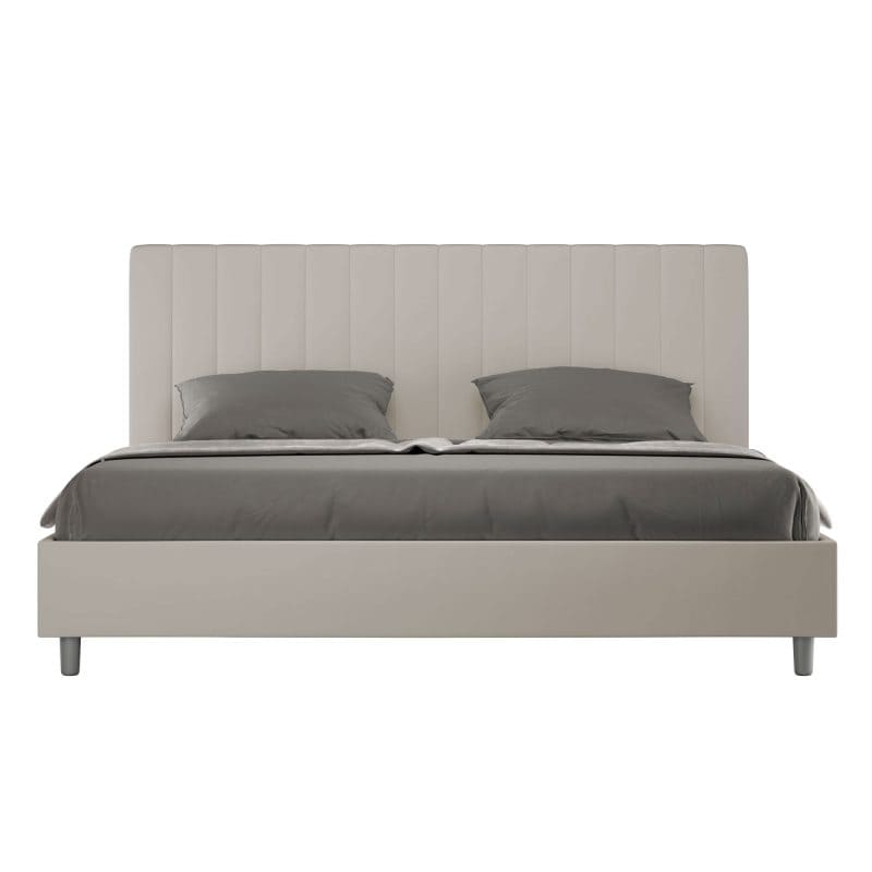 letto agueda 190 tortora sfondo bianco