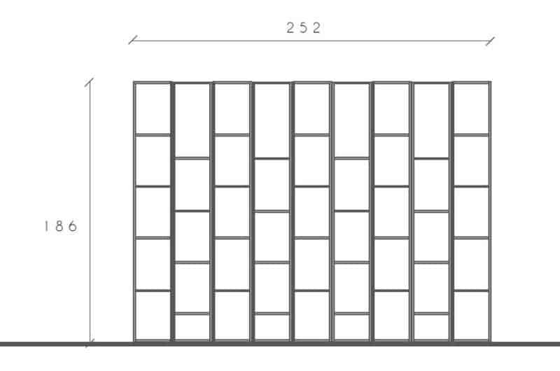 PARETE TV LIMITY 2 BASE PENSILI COMP 35 04