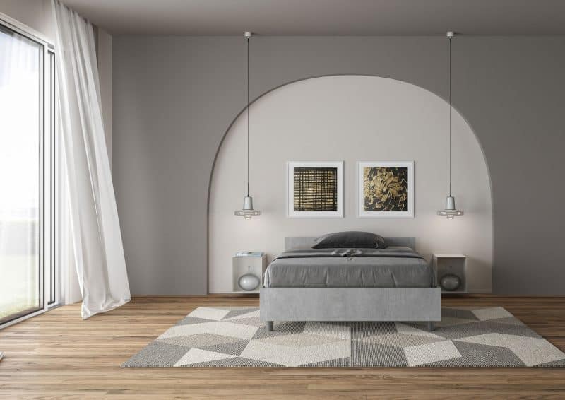 Letto da una piazza e mezzo da 120cm Nuamo cemento - immagine 3