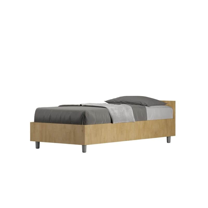 Letto singolo da 80cm Nuamo quercia natura