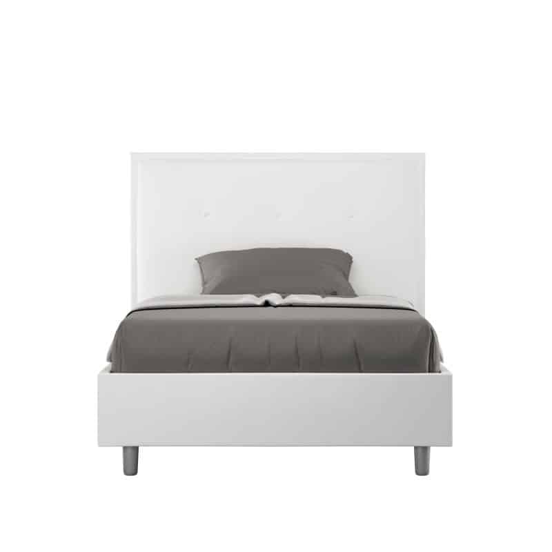 letto tamara 120 bianco sfondo bianco