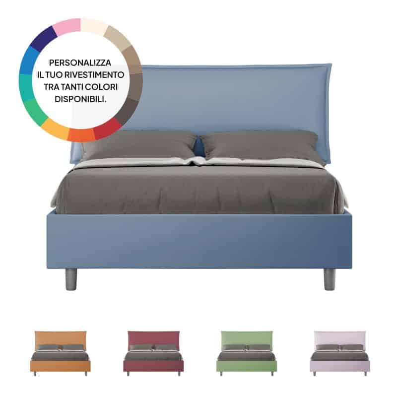 letto alice 140 vari colori sfondo bianco