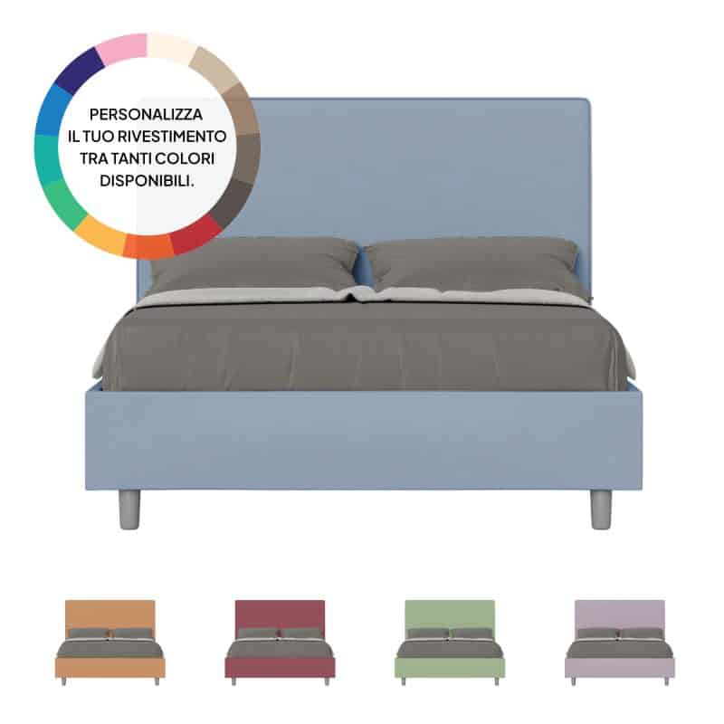 Letto alla francese da 140cm Kande in vari colori