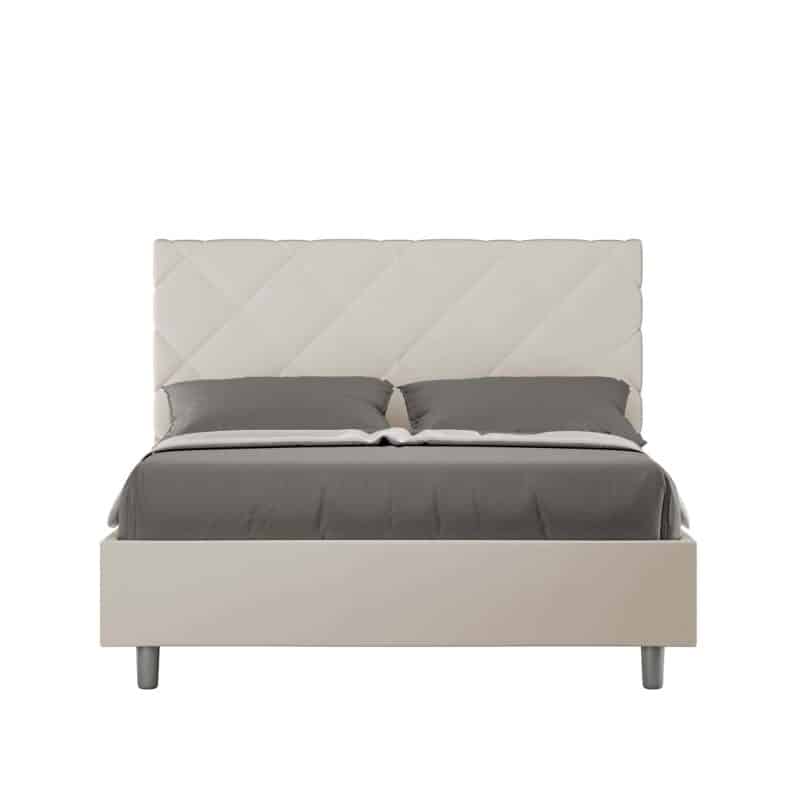 letto beata 140 tortora sfondo bianco