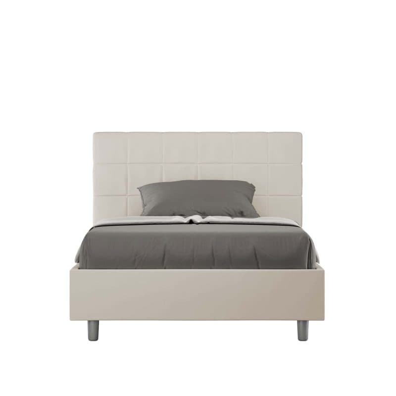 letto betta 120 tortora sfondo bianco