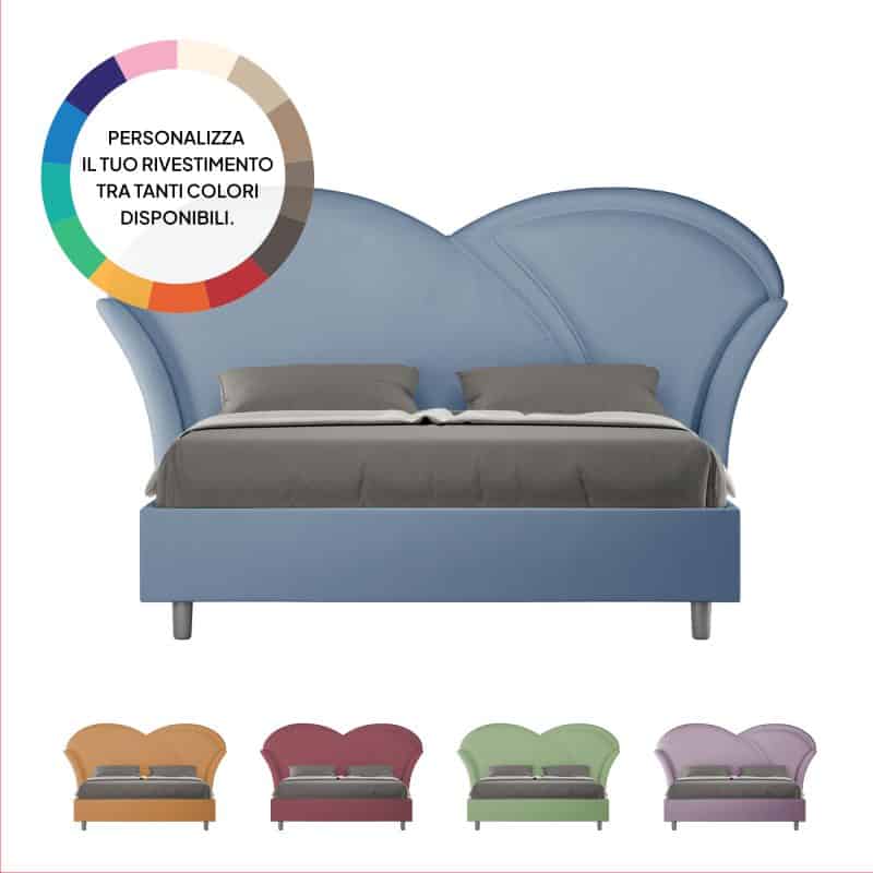 letto paradise 160 color sfondo bianco torta