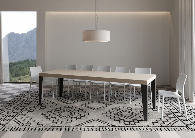 Tavolo allungabile Flame Premium 180x90 (allunghe con bordo) - immagine 19