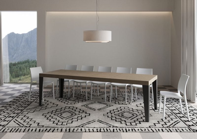 Tavolo allungabile Flame Premium 180x90 (allunghe con bordo) - immagine 16