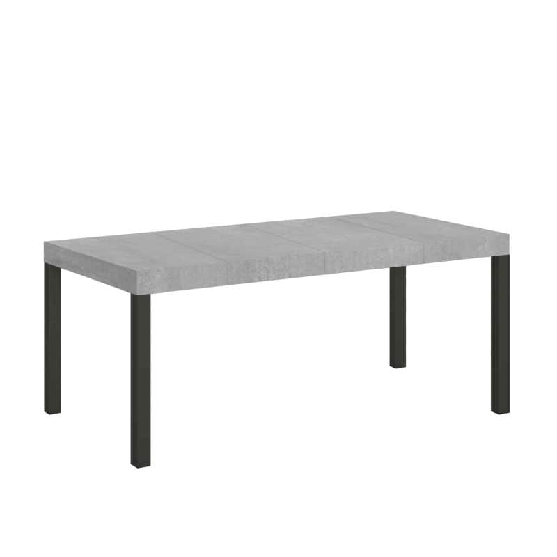 tavolo everyday 90 premium 2 allunghe cemento sfondo bianco