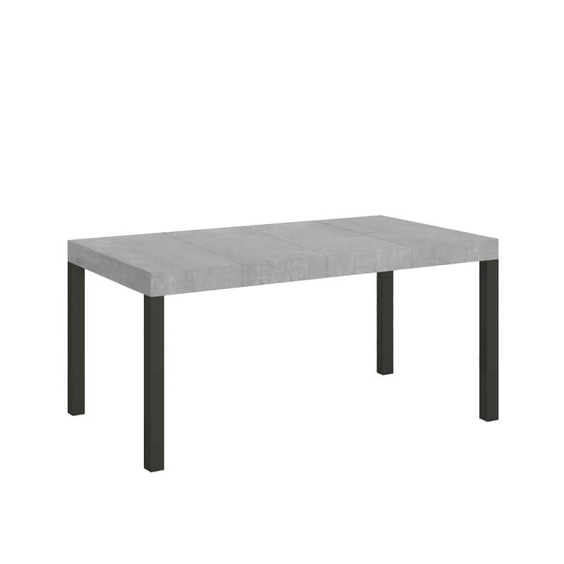 tavolo everyday premium 120 2 allunghe cemento sfondo bianco